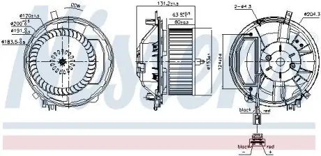 Компрессор салона NISSENS 87527