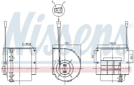 Компресор салону NISSENS 87613 Купити в Україні