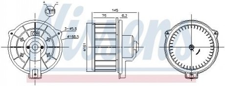 Автозапчасть NISSENS 87615