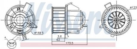 Автозапчасть NISSENS 87617