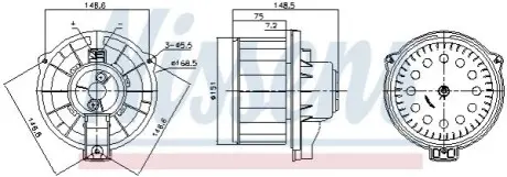 Компресор салону NISSENS 87620 Купити в Україні