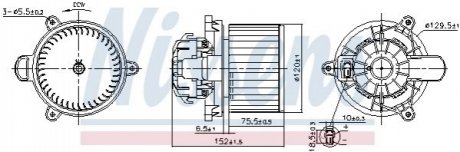 Автозапчасть NISSENS 87625