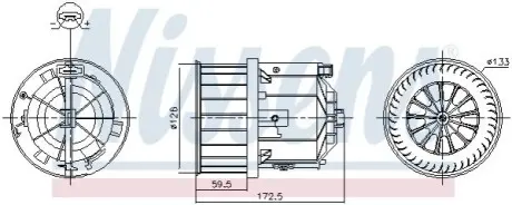 Автозапчасть NISSENS 87632 Купить в Украине