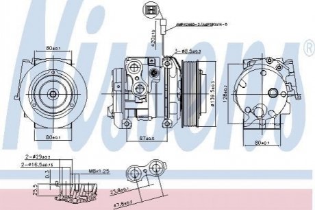 Компрессор кондиционера NISSENS 890093