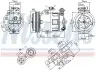 Компрессор кондиционера OPEL COMBO, COMBO TOUR, CORSA C, TIGRA 1.2/1.4 09.00- NISSENS (890185) изображение 6