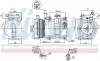 Компрессор кондиционера HYUNDAI NISSENS (890683) изображение 1