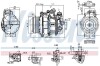 Компрессор кондиционера First Fit NISSENS 890749 (фото 1)