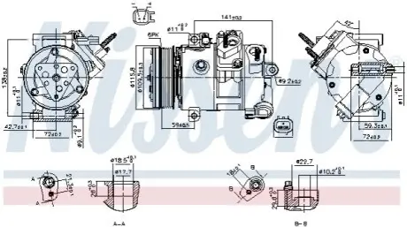 Автозапчасть NISSENS 890772 Купить в Украине