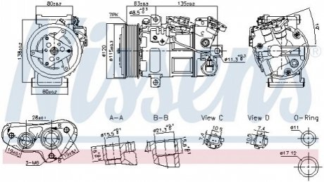 Компресор кондиціонера First Fit NISSENS 891017