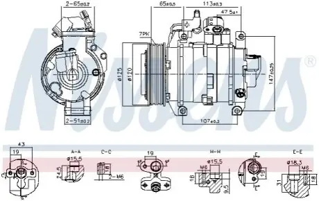 Автозапчасть NISSENS 891044 Купить в Украине
