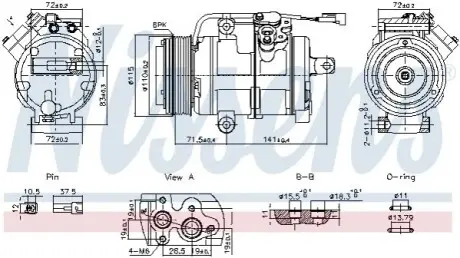 Автозапчасть NISSENS 891060 Купить в Украине