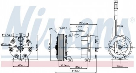 Компресор кондиціонера NISSENS 89137