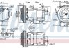 Компрессор кондиционера NISSENS 89190 (фото 1)