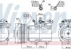 Компресор кондиціонера - NISSENS 89238 (9770126200, 9770138170, 9770138171)