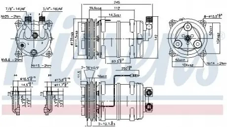 Автозапчасть NISSENS 89321