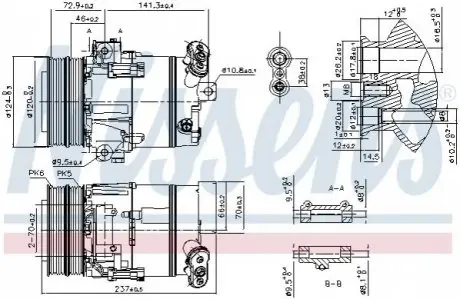 Автозапчасть NISSENS 89393