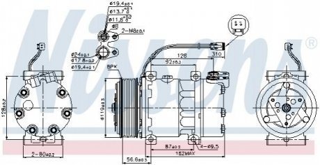 Компресор кондиціонера NISSENS 89476