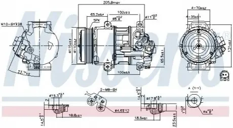 SPRКЇARKA KLIM MERCEDES A/B 05- NISSENS 89479 Купить в Украине