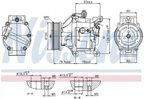 Автозапчастина NISSENS 89530