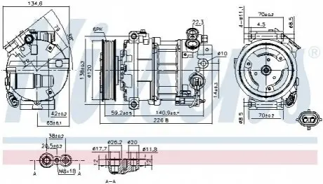 Автозапчасть NISSENS 89584