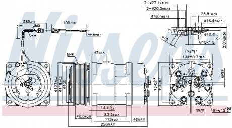 Компресор кондиціонера NISSENS 899928