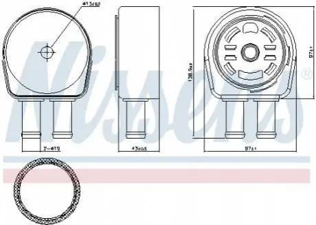 Автозапчасть NISSENS 90946