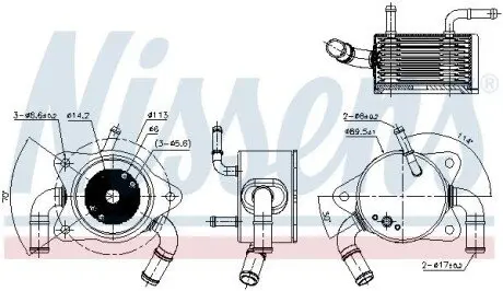 Автозапчасть NISSENS 91180 Купить в Украине