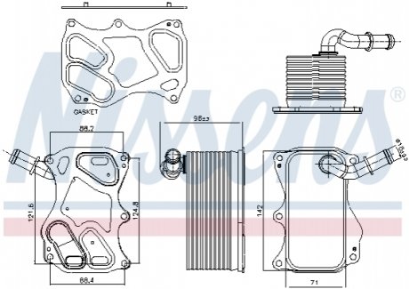 Автозапчасть NISSENS 91270