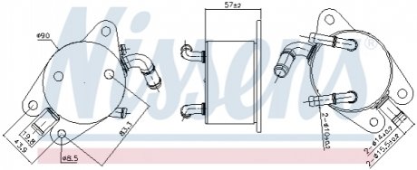 Автозапчасть NISSENS 91291