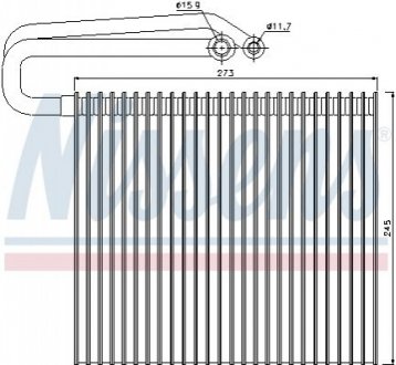 Испаритель кондиционера NISSENS 92165