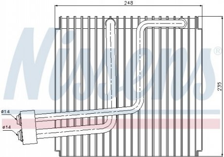 Испаритель кондиционера NISSENS 92265