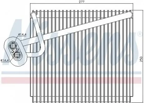 Испаритель кондиционера NISSENS 92289