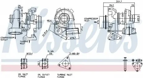 Компресор, наддування NISSENS 93081