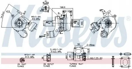 Компресор, наддування NISSENS 93104