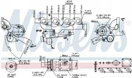 Компресор, наддування NISSENS 93106
