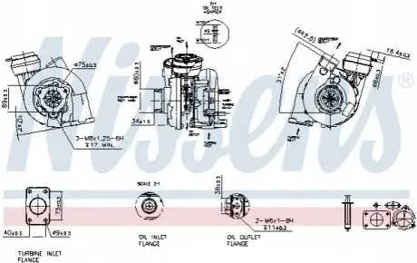 Компресор, наддування NISSENS 93175