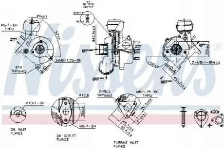 Компресор, наддування NISSENS 93200
