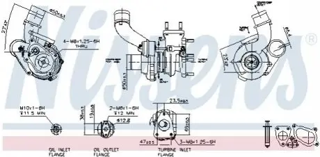 Компресор, наддування NISSENS 93238