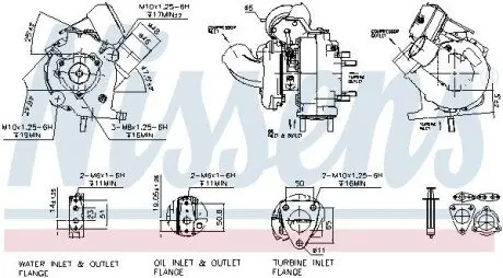Компресор, наддування NISSENS 93241