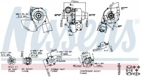 Компресор, наддування NISSENS 93257