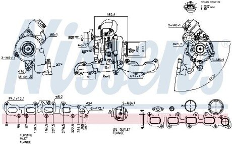 TURBO AUDI 2,0TDI A4 B8B9 A5Q5 (Z KOLEKTOREM) NISSENS 93547