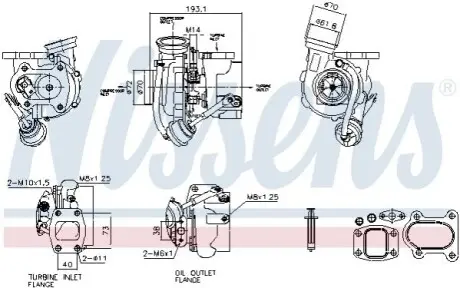 Автозапчасть NISSENS 93772