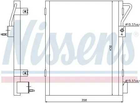 Конденсатор, кондиционер NISSENS 940019