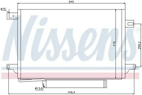 Радиатор кондиционера NISSENS 940054 Купить в Украине