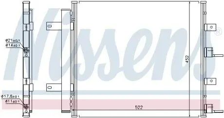 Радиатор кондиционера NISSENS 940117