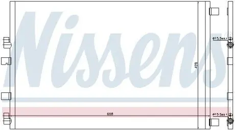 Радиатор кондиционера NISSENS 940152 Купить в Украине