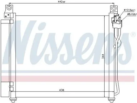 Радиатор кондиционера NISSENS 940172