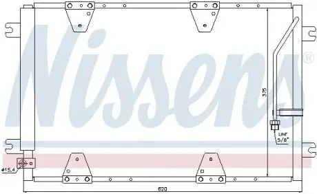Радиатор кондиционера NISSENS 940174 Купить в Украине