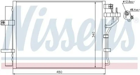 Радиатор кондиционера NISSENS 940219