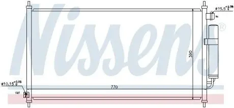Радиатор кондиционера NISSENS 940237